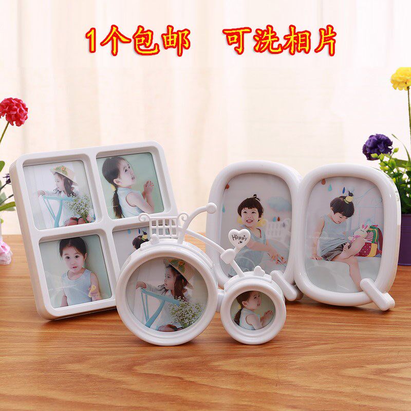 6寸7寸5组合连体摆台环保塑料相框婚纱影楼创意宝宝儿童相架制作在类目 家居饰品, 相框/画框中 - 来自Buy2taobao.com提供专业的淘宝代购服务