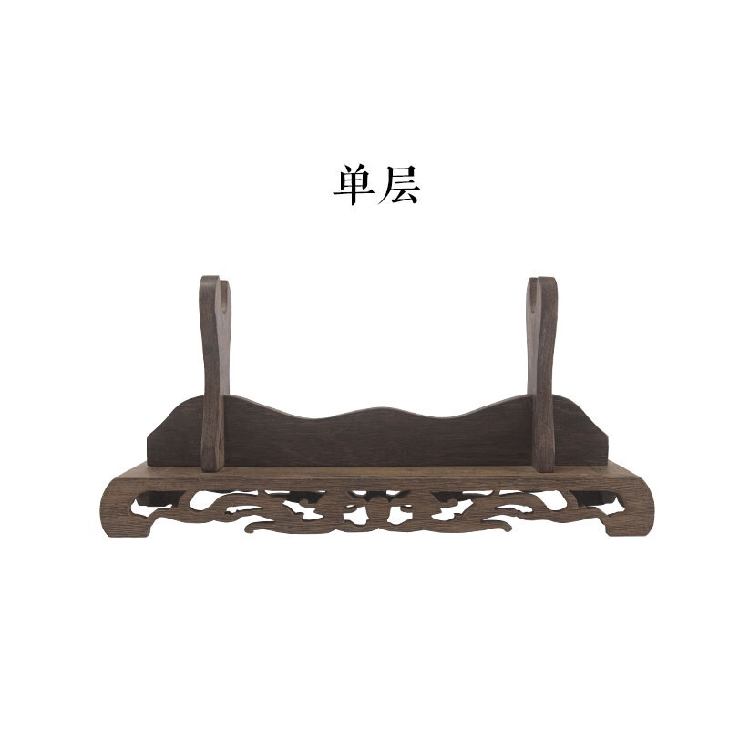 龙泉实木剑架鸡翅木刀剑架托单层双层三层多层底座剑托底座兵器架