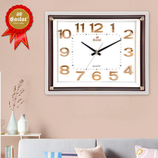 挂钟客厅简约亚马逊热卖 立体数字时钟创意石英钟精品 卧室轻奢时尚