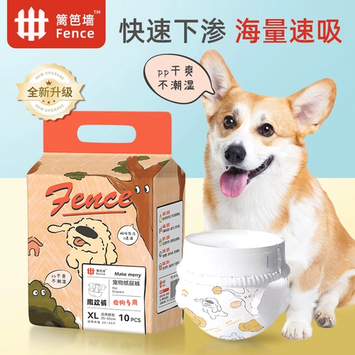 Петутная собака Corgi Teddy мужчина и женская собака Физиологические штаны тетя