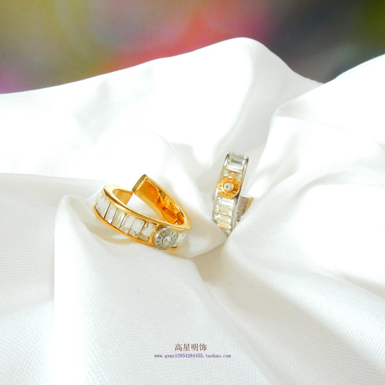 henri bendel高级金属感奥地利闪亮剔透气质高贵奢华女新潮戒指9