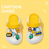 沙滩凉鞋 2025新款 防滑女孩男孩凉拖鞋 卡通男款 儿童洞洞鞋 男童夏季