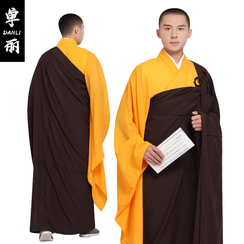 僧人穿的海青和搭衣,穿海青衣服的德,海青衣_大山谷图库