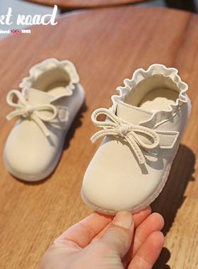 GSRG女宝宝鞋子2025年春秋1-3岁婴儿学步鞋软底公主皮鞋洋气单鞋