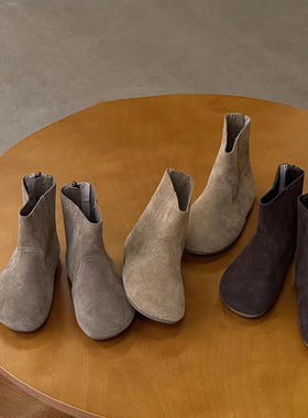 GSRG儿童短靴2025秋冬季休闲女童洋气靴子宝宝马丁靴皮靴女童靴子