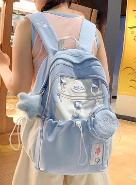 英国netx Kiss女童书包2025新款儿童中小学生日系大容量双肩背包