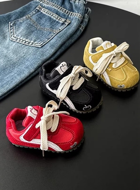 GSRG女童德训鞋2025春秋新款男童运动鞋软底儿童学步鞋女孩子网鞋