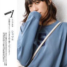 cec圆领纯色潮衣服宽松2019秋装 新款 短款 卫衣女韩版 外套学生长袖