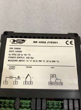 议价温控器RK 400A J7E001 E09566