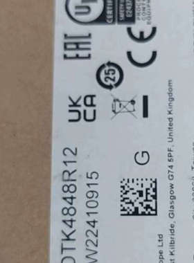 议价台达温控器DTK4848R12，全新原装正品，V2.50版本