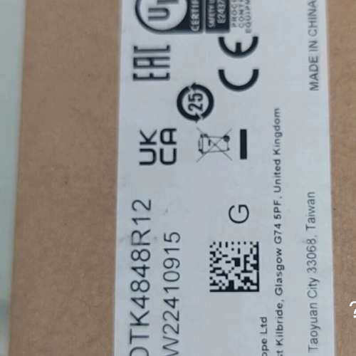议价台达温控器DTK4848R12，全新原装正品，V2.50版本