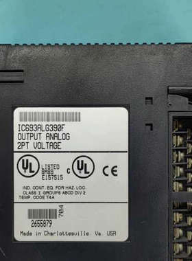 议价GE模拟量输出模块 IC693ALG390F，有两个，