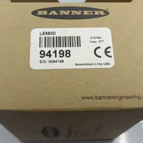 议价BANNER邦纳LE550D激光传感器，全新原装，质量保证！