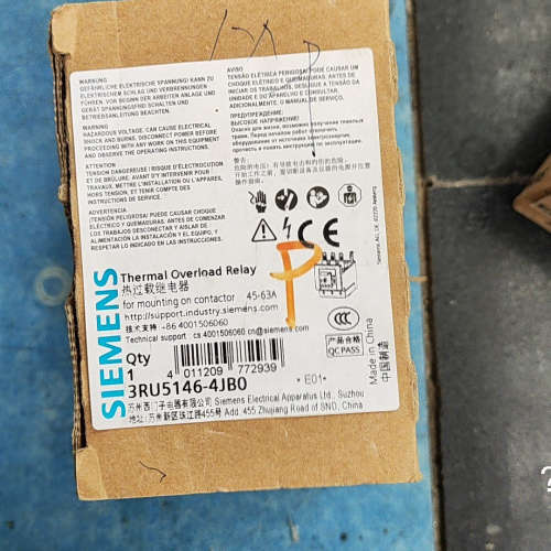 全新西门子热继电器3RU5146-4JB0