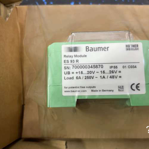 议价全新德国Baumer堡盟继电器模块ES 93 R，原装正品，