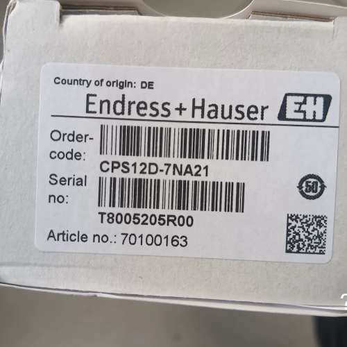 E+H电极CPS12D-7NA21全新原装正品全新未拆现货E