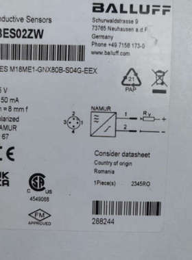 议价巴鲁夫 BES02ZW BES M18ME1-GNX80B-