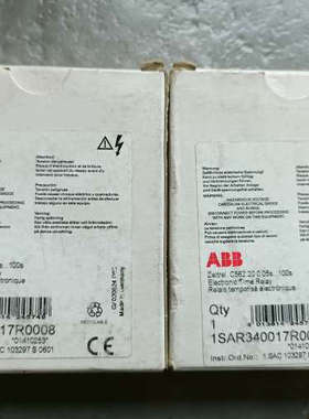 议价全新ABB   C562.20  0.05s-100s，1S