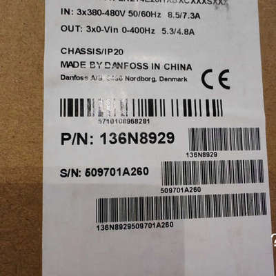 丹佛斯变频器136N8929，2.2kw全新未拆封，实拍
