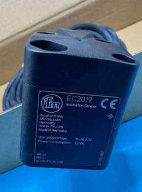 议价IFM易福门倾角传感器，型号EC2019，全新原装正品。