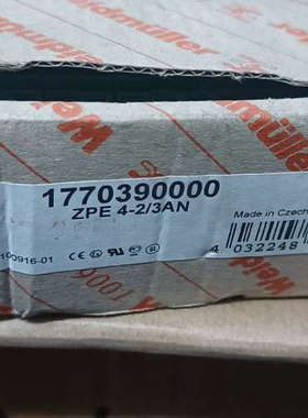 议价全新魏德米勒斜坡接线端子  接地端子1770390000