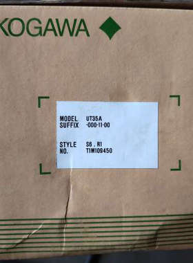 横河YOKOGAWA数字指示控制器UT35A