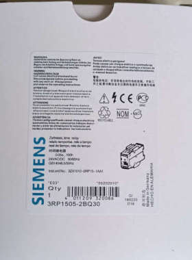 议价西门子时间继电器 3RP1505-2BQ30  3RP150