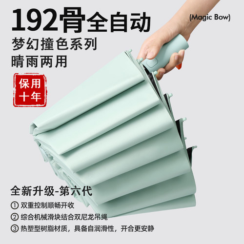 192骨抗风暴雨伞加大加厚加固