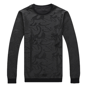 2025春秋季新款男士休闲提花卫衣