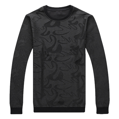 2025春秋季新款男士休闲提花卫衣