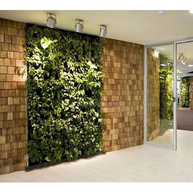 仿真植物墙假花假假草壁挂定制墙上假绿植背景墙室内墙面装饰