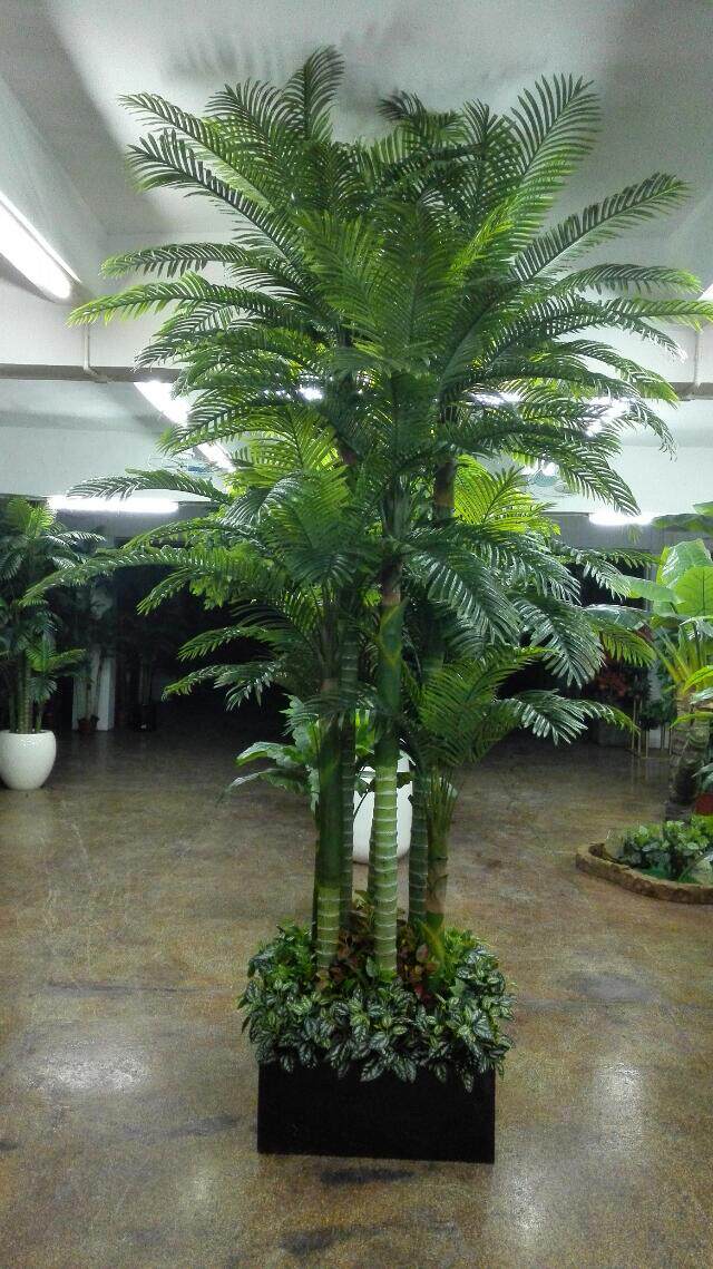 仿真塑料椰子树槟榔树 仿真热带树仿真塑料椰子树椰果椰子树叶