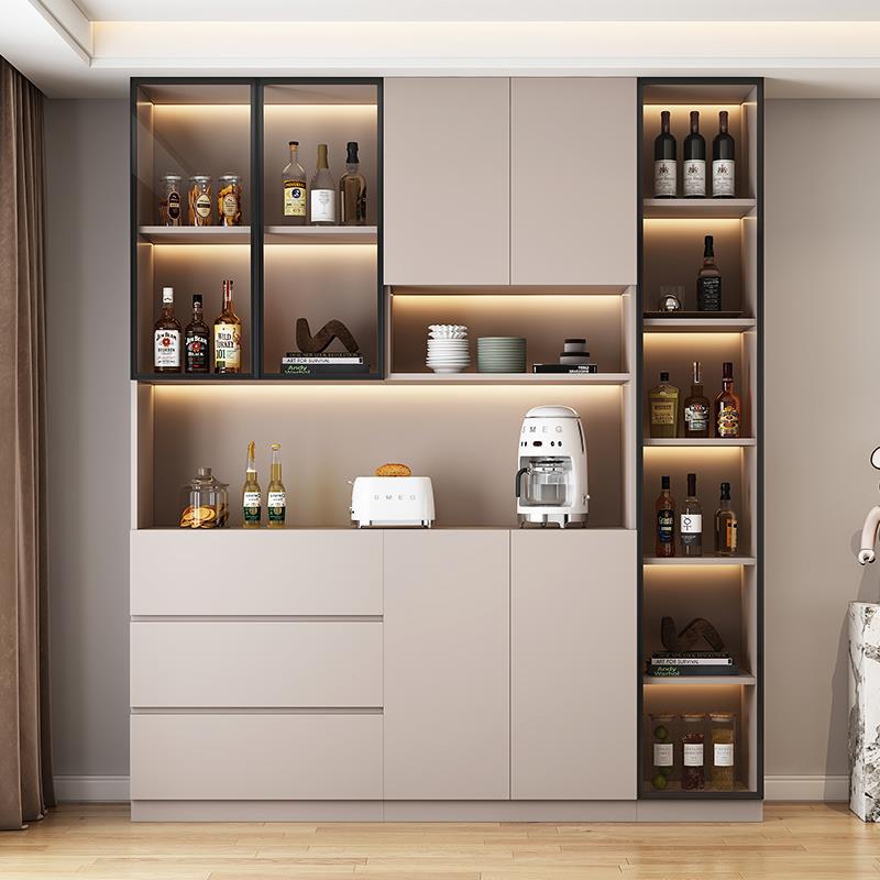 【香港包郵】餐边柜高柜靠墙一体现代简约新款轻奢客厅厨房茶吧机