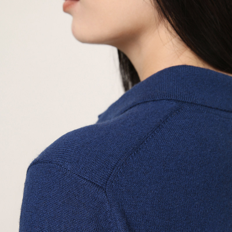 APCSHOP新款 24春秋百搭复古纯色针织开衫女士翻领长袖保暖羊绒衫,女装/女士精品,羊绒衫,淘宝优惠券,粉丝福利购,淘宝优惠卷