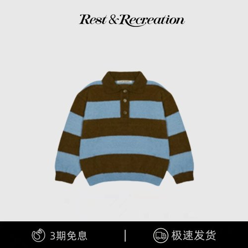 韩国小众条纹毛衣撞色款