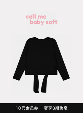 ●callmebabysoft韩国Slowand系带针织套头上衣早秋打底衫毛衣