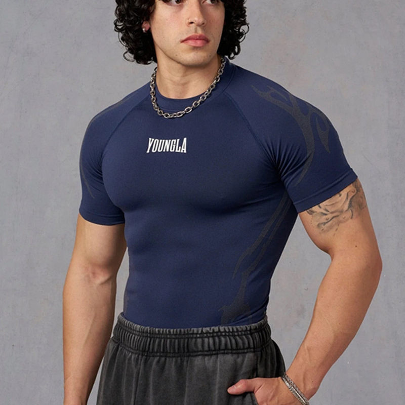 Breathedivinity健身衣服男运动训练速干印花短袖春秋季紧身T恤男,运动服/休闲服装,健身衣,淘宝优惠券,粉丝福利购,淘宝优惠卷