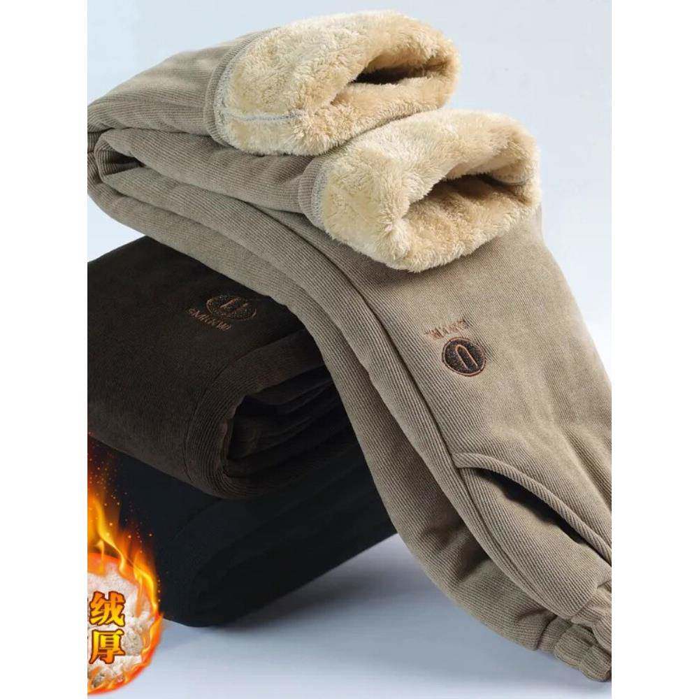 2025秋冬新款棉裤女加绒加厚今年流行爆款裤子休闲运动裤保暖卫裤