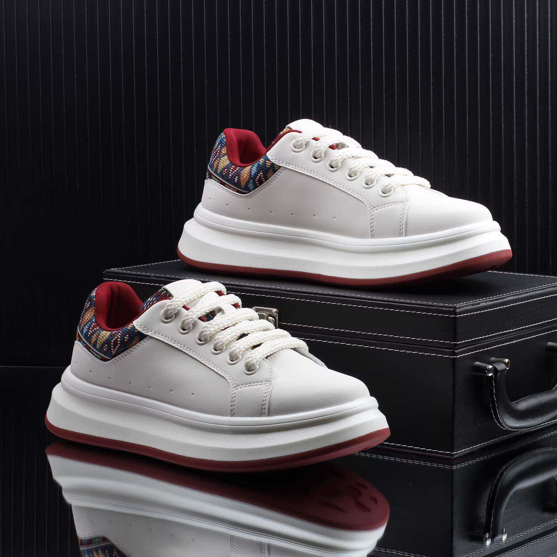 潮牌男鞋2025秋冬新款时尚百搭潮流休闲板鞋男款高级感潮牌厚底