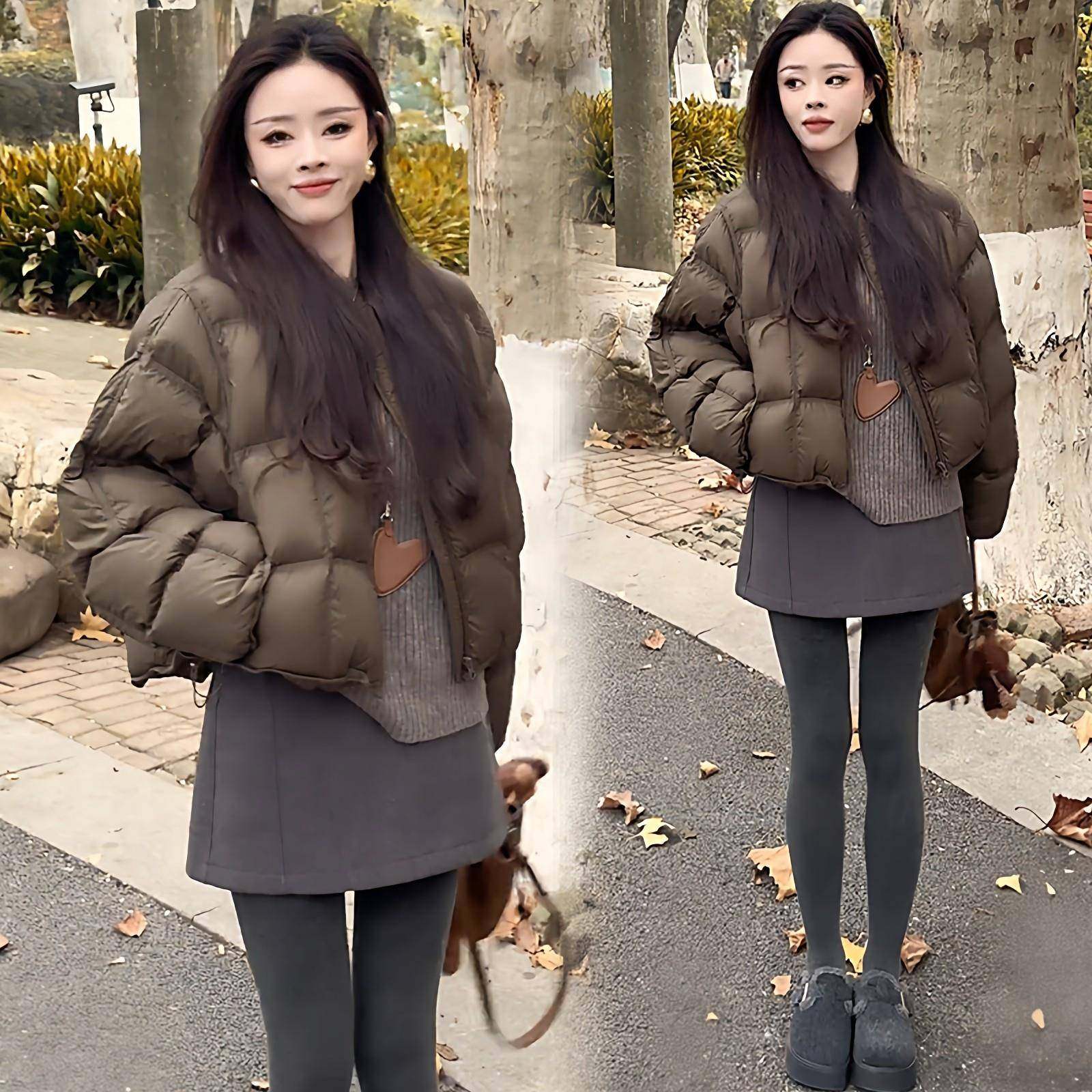 香港代购时尚短款羽绒棉服女冬季新款韩版加厚保暖面包服棉袄外套,女装/女士精品,短外套,淘宝优惠券,粉丝福利购,淘宝优惠卷