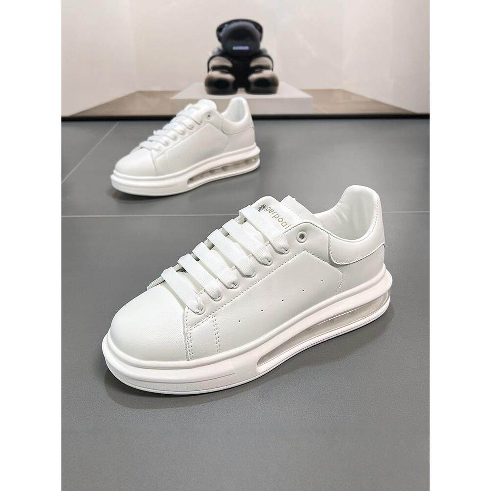 小白鞋男款2025新款百搭休闲板鞋男真皮潮牌厚底增高透气运动皮鞋