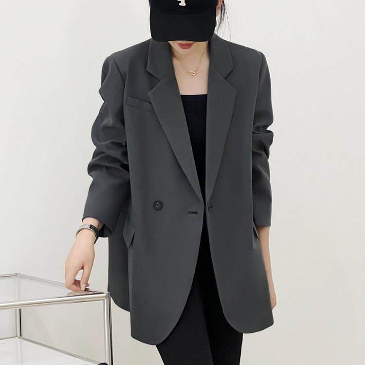 新品香港春秋新款高级感西装外套女韩版一粒扣小个子宽松休闲西服,女装/女士精品,西装,淘宝优惠券,粉丝福利购,淘宝优惠卷