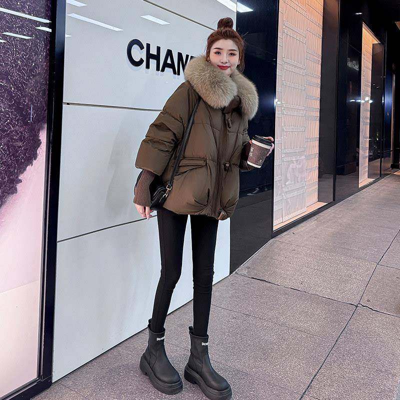 欧货高端短款羽绒服女冬新款小个子大毛领宽松显瘦白鸭绒加厚外套,女装/女士精品,羽绒服,淘宝优惠券,粉丝福利购,淘宝优惠卷