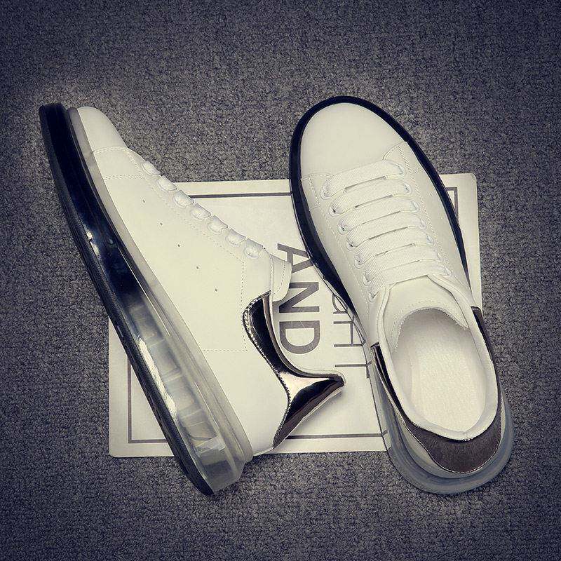 香港专柜潮牌男士休闲韩版英伦秋冬真皮板鞋男鞋子加绒透气小白鞋