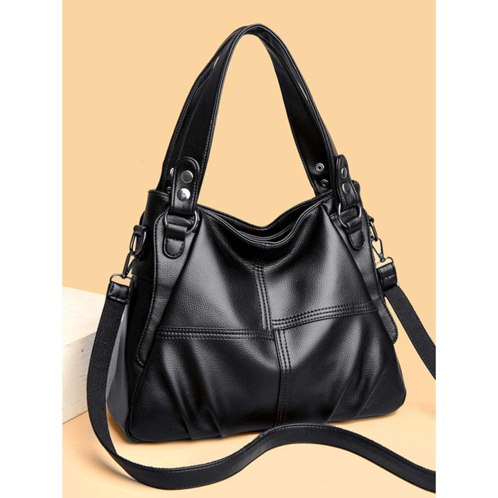 法国大包女式2025新潮流时尚单肩包大容量斜挎包中年妈妈手袋