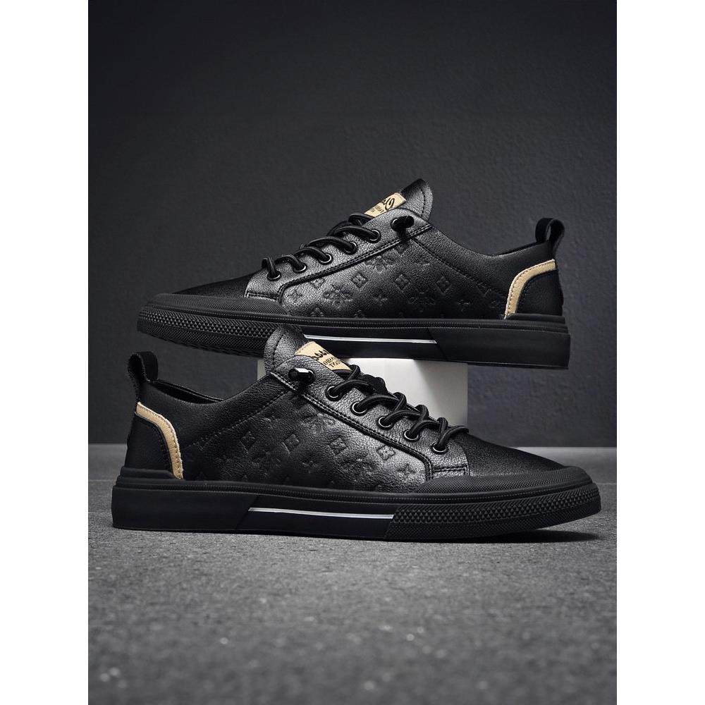 FSNOBLE男士休闲鞋冬季2025新款透气男鞋真皮增高运动欧洲站板鞋,流行男鞋,单鞋,淘宝优惠券,粉丝福利购,淘宝优惠卷