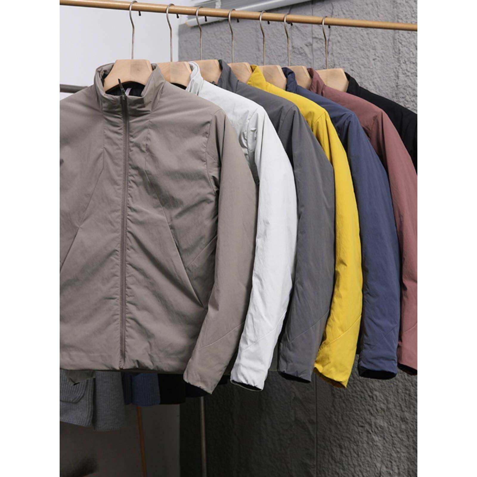 Mostarsea~秋冬季休闲纯色棉衣外套男士轻量化防风防泼水立领夹克,男装,大码上装,淘宝优惠券,粉丝福利购,淘宝优惠卷