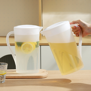 喝杯果茶！加厚冷水壶冰箱大容量塑料储水杯饮料水果冷泡茶苏打水