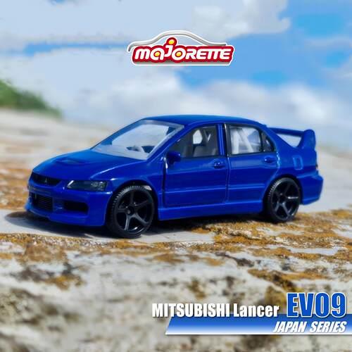 Majorette美捷轮日系轿车Mitsubishi三菱evo9合金进口车模1:64