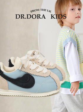 DR.DORA朵拉博士2025春季新款阿甘鞋软底宝宝鞋子男小童运动鞋女